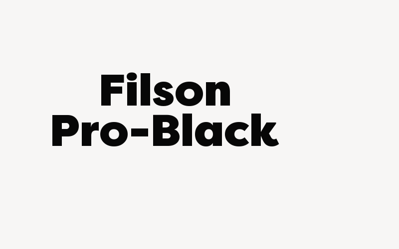 Filson Pro-Black Font