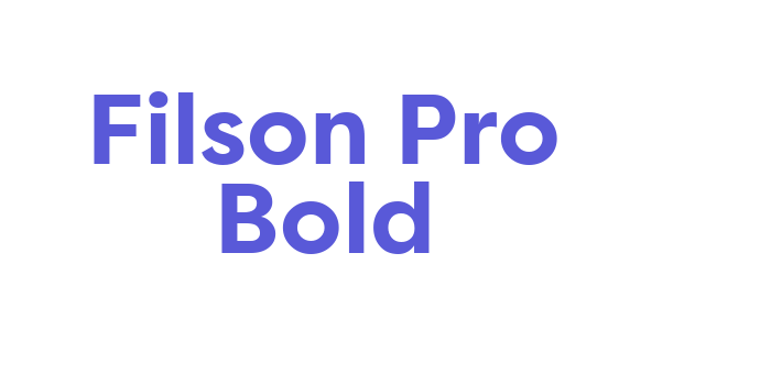 Filson Pro Bold Font Download