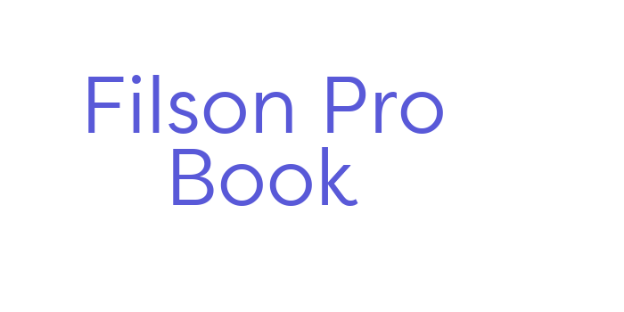 Filson Pro Book Font Download