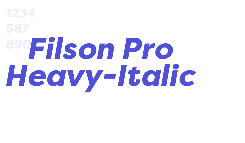 Filson Pro Heavy-Italic-font-download