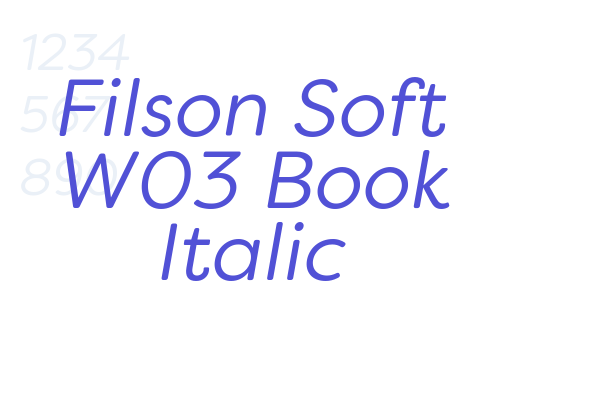Filson Soft W03 Book Italic