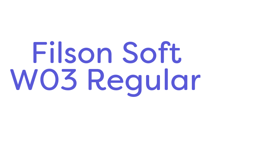 Filson Soft W03 Regular Font Download