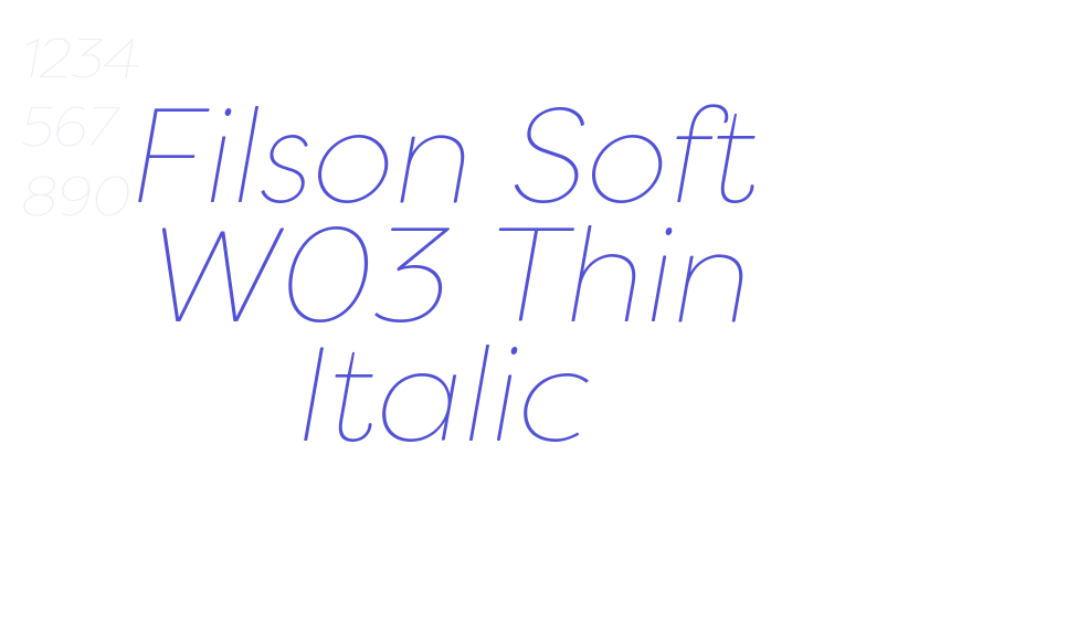 Filson Soft W03 Thin Italic-font-download