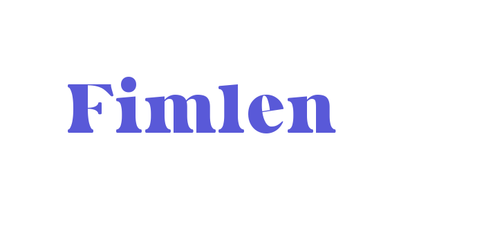 Fimlen Font