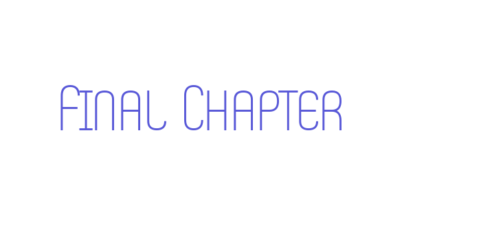 Final Chapter Font Download