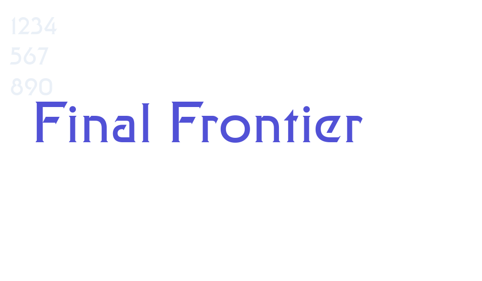 Final Frontier-font-download