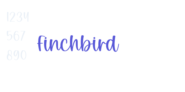 Finchbird font free