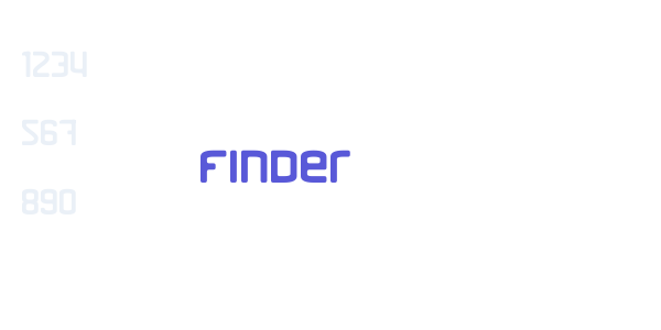 Finder font free