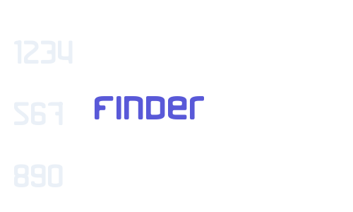 Finder Font