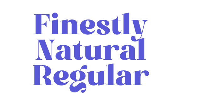 Finestly Natural Regular Font Download