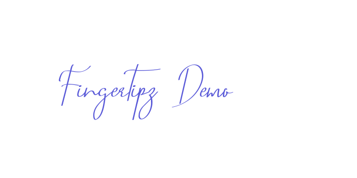 Fingertipz Demo Font Download