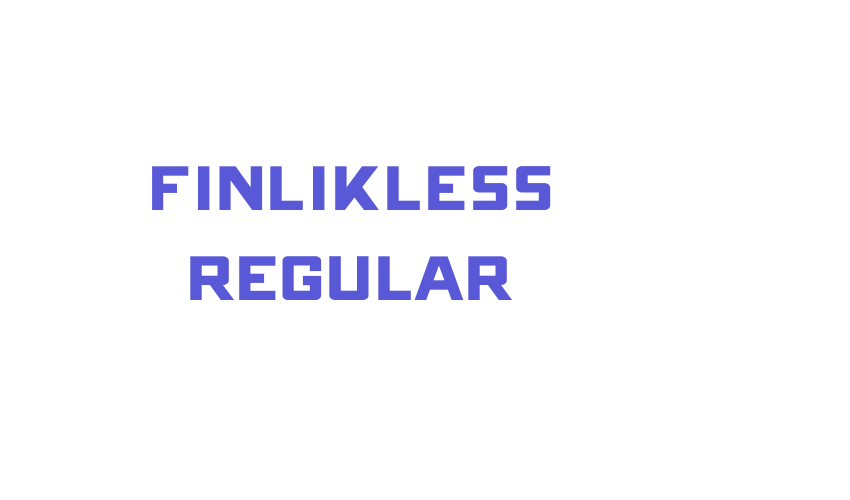 Finlikless Regular Font Download