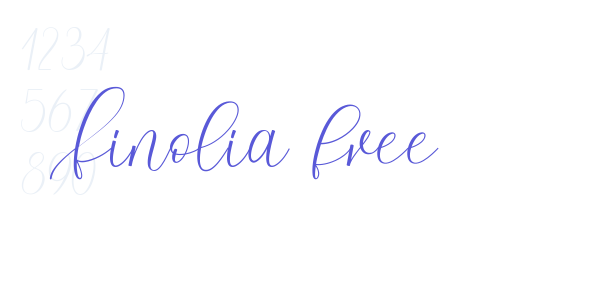 Finolia free font free