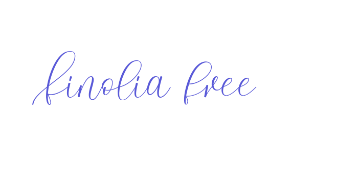 Finolia free Font Download