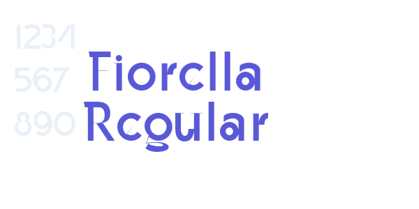 Fiorella Regular font free