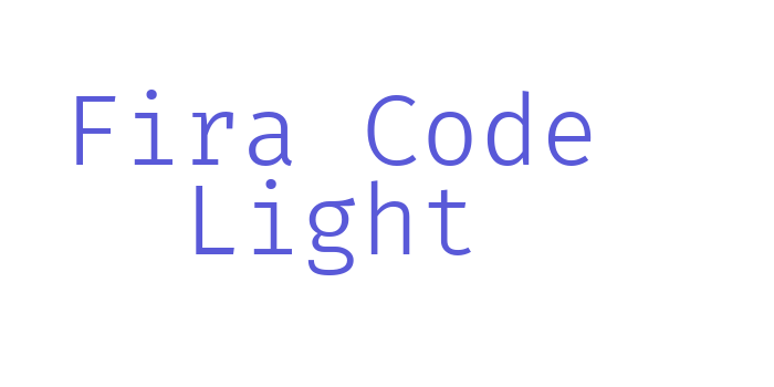 Fira Code Light Font Download