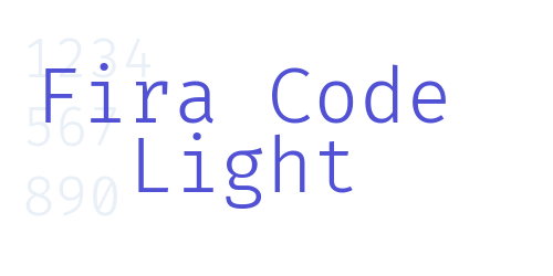 Fira Code Light-font-download