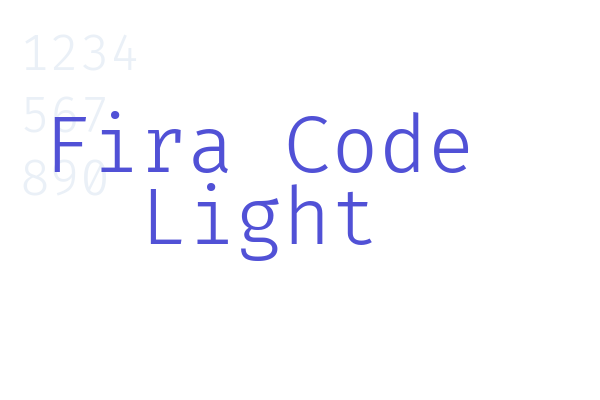 Fira Code Light