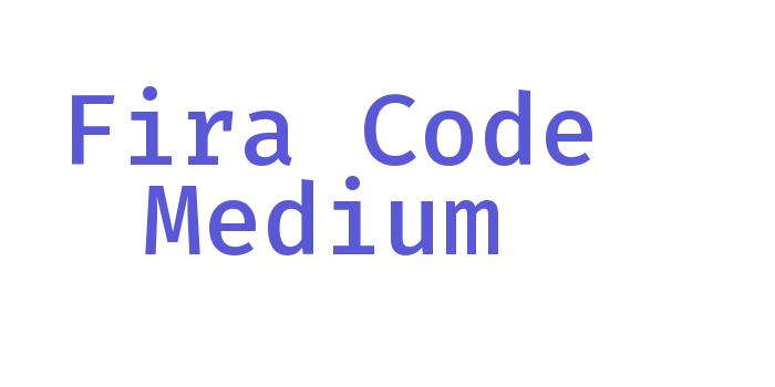 Fira Code Medium Font Download