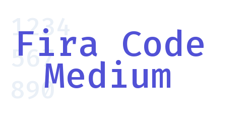 Fira Code Medium-font-download