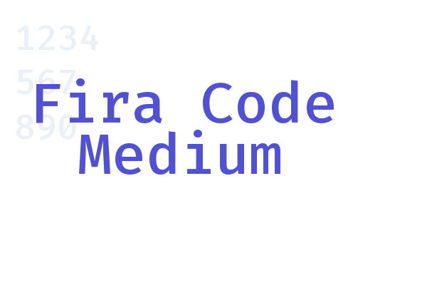 Fira Code Medium
