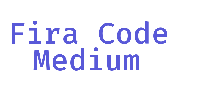 Fira Code Medium Font