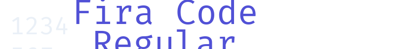 Fira Code Regular-font