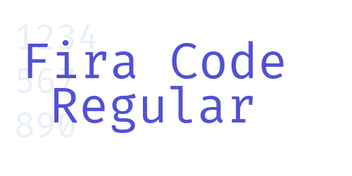 Fira Code Regular-font-download