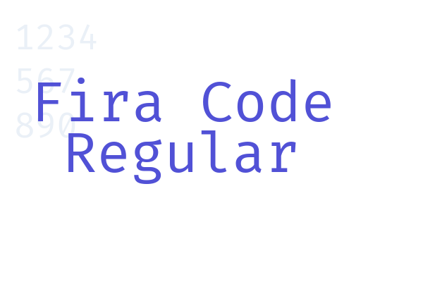 Fira Code Regular