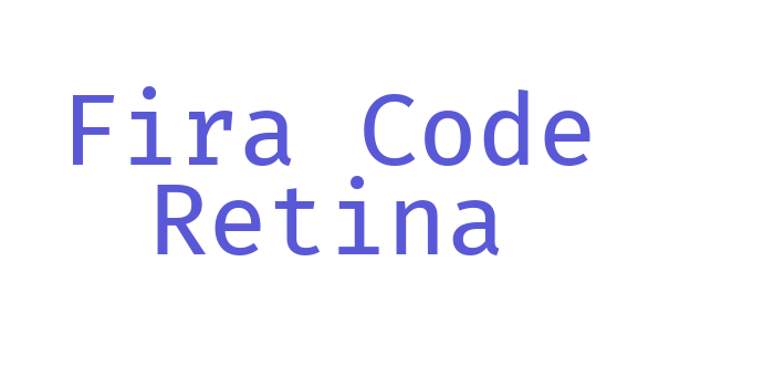 Fira Code Retina Font Download