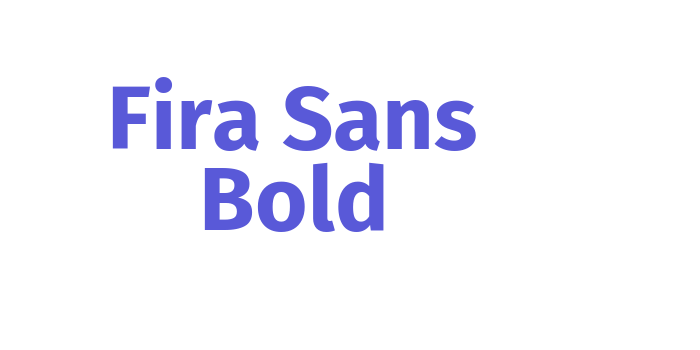 Fira Sans Bold Font Download