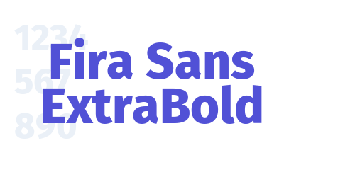 Fira Sans ExtraBold-font-download