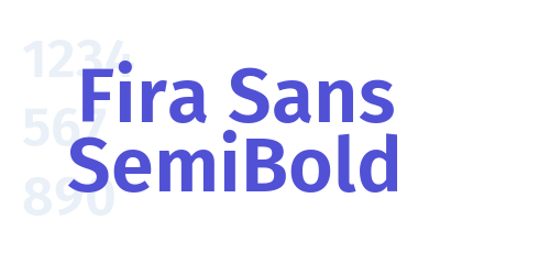 Fira Sans SemiBold-font-download