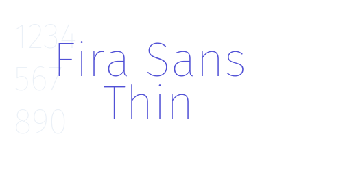 Fira Sans Thin-font-download
