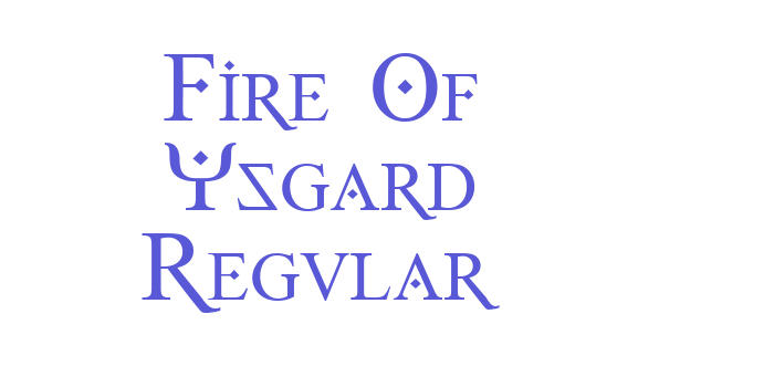 Fire Of Ysgard Regular Font Download