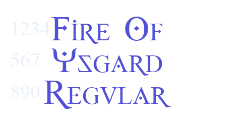 Fire Of Ysgard Regular-font-download