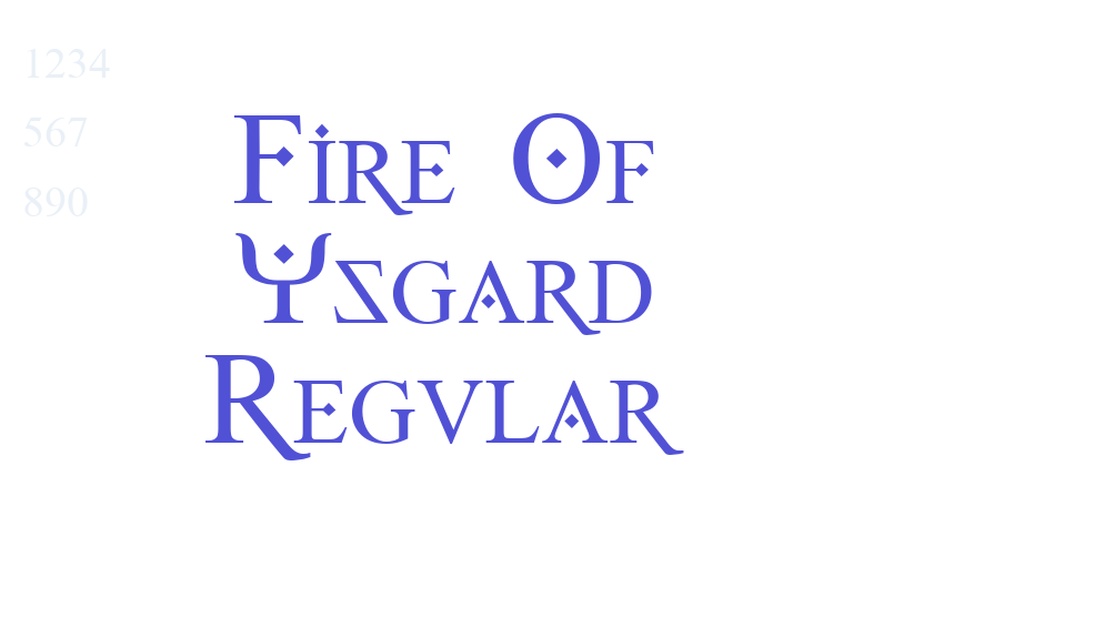 Fire Of Ysgard Regular-font-download