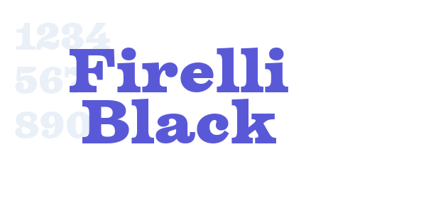 Firelli Black font