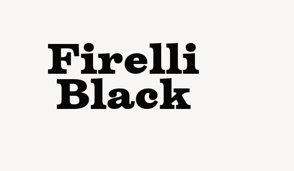 Firelli Black Font