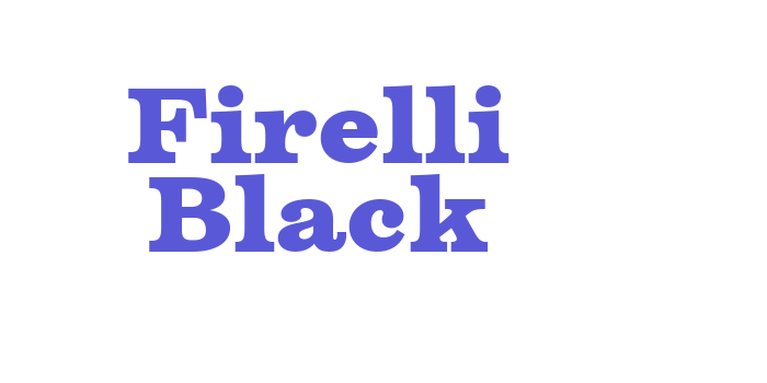 Firelli Black Font Download