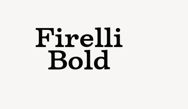 Firelli Bold Font