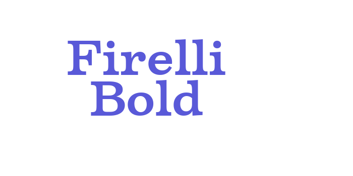 Firelli Bold Font Download