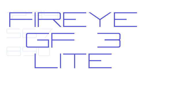 Fireye GF 3 Lite font