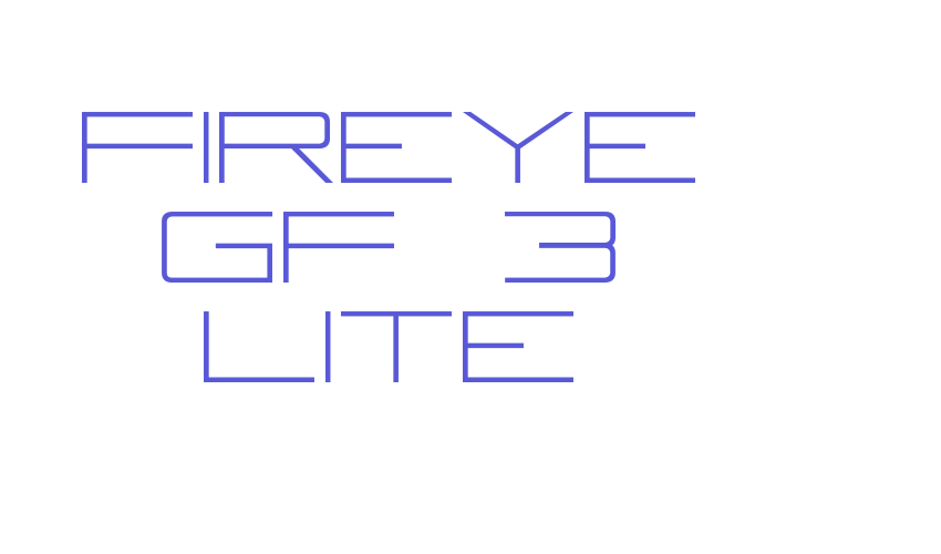 Fireye GF 3 Lite Font