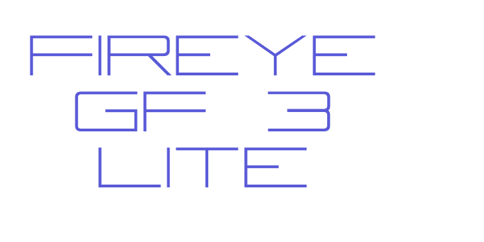 Fireye GF 3 Lite Font Download