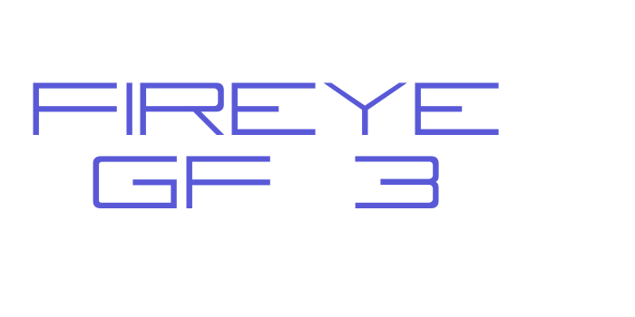 Fireye GF 3 Font Download