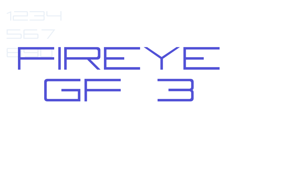 Fireye GF 3-font-download