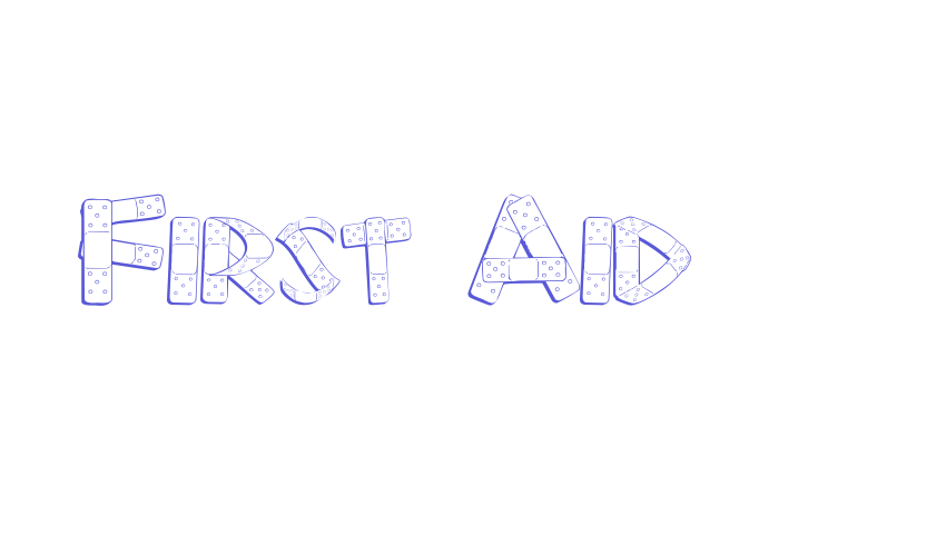 First Aid Font