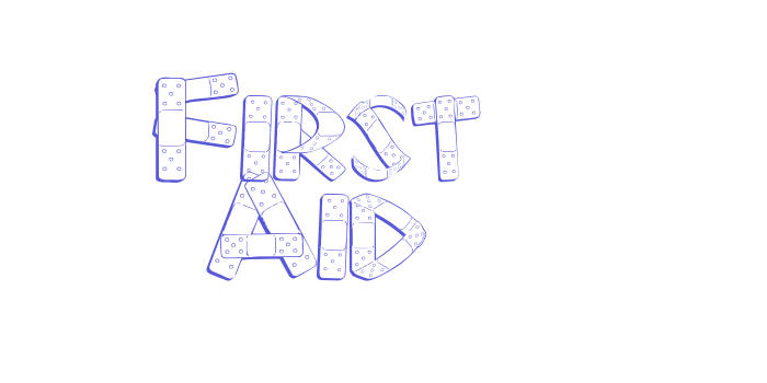 First Aid Font