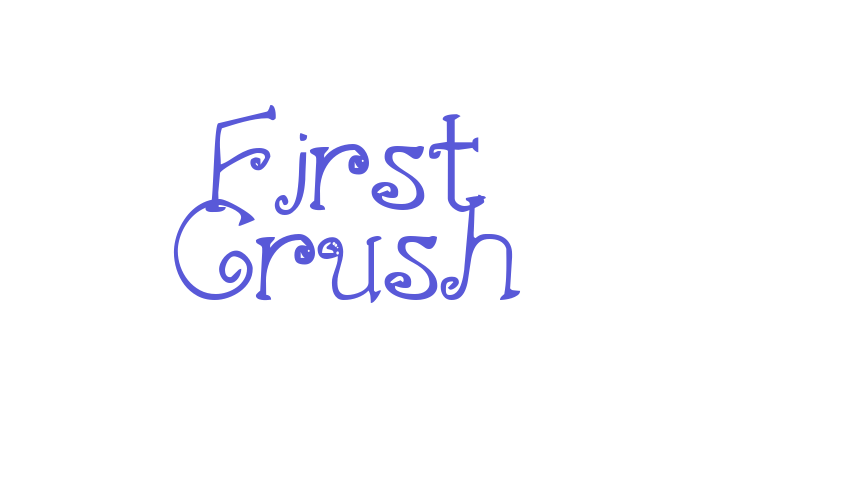 First Crush Font Download